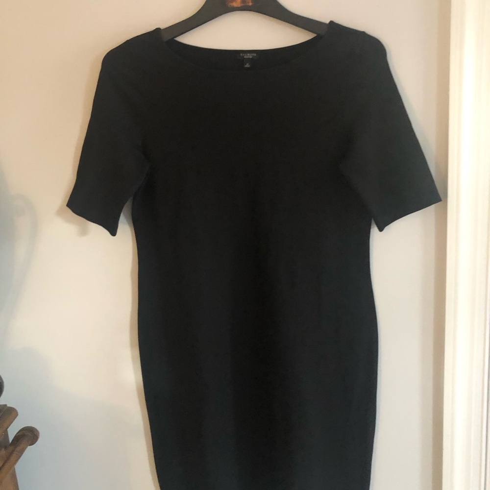 Talbots Black short sleeve black dress